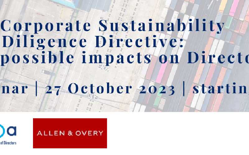 Webinar C3D The Corporate Sustainability Due Diligence Directive